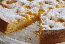Torta soffice alle pesche senza burro e olio