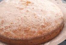 Torta spumosa al limone | Semplice e pronto in pochi minuti Dolce agli agrumi soffice