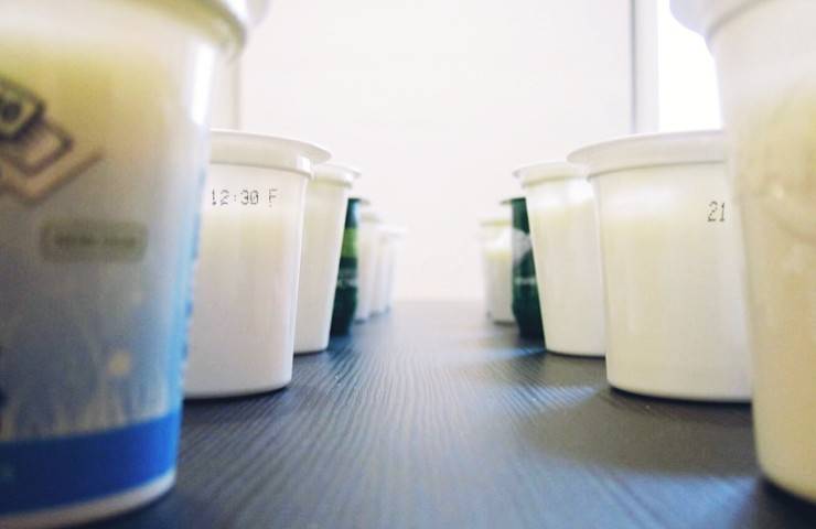 Yogurt Mila con ossido di etilene