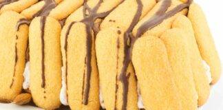 Dolce freddo ai biscotti e formaggio