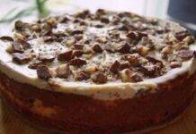 cheesecake twix FOTO ricettasprint