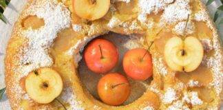 Ciambella soffice alle mele e panna ricettasprint