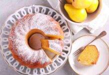 Ciambellone alto pere e vaniglia | Dolce settembrino perfetto Ciambellone alto pere e vaniglia ricettasprint
