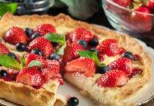 Crostata con fragole