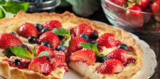 Crostata con fragole