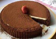 Crostata morbida e furba al tiramisù senza uova