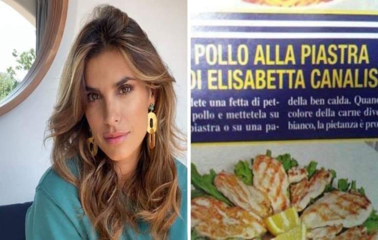 Elisabetta Canalis ricetta pollo alla piastra - RicettaSprint