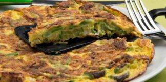 Frittata con tuberi e verdura