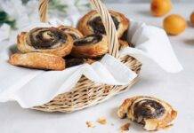 Girelle con cioccolato