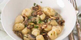 Gnocchi cremosi ai funghi ricettasprint