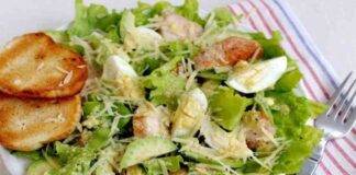 insalata avocado pollo uova ricetta FOTO ricettasprint