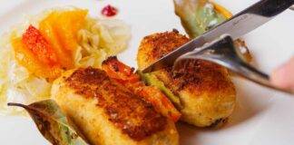 Pesce farcito impanato