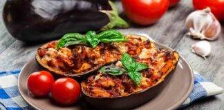 melanzane al forno con pomodorini