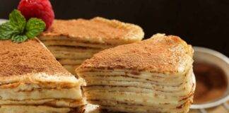 Millefoglie di crepes
