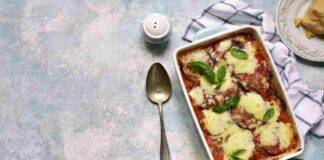 parmigiana melanzane cubetti ricetta FOTO ricettasprint