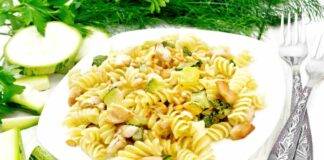 pasta noci zucchine tonno ricetta FOTO ricettasprint