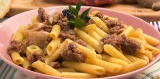 Penne salsiccia e castagne ricettasprint