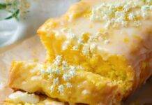 Plumcake alla limonata dolce | Morbido sciroppato e super facile