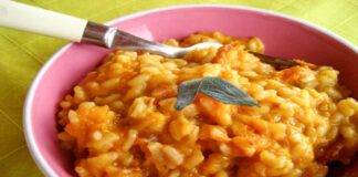 Risotto di patate e zucca