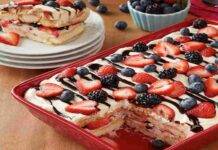 Tiramisù al cioccolato bianco e frutti misti