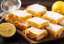 Torta bassa con crema al limone | Golosa, bella e profumata torta bassa crema limone ricetta FOTo ricettasprint