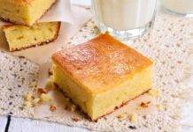 Torta di semolino al profumo d’arancia, deliziosamente soffice torta all'arancia