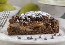Torta pere cioccolato e cocco | Un tripudio di bontà Torta pere cioccolato