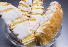 Biscotti al limone con glassa