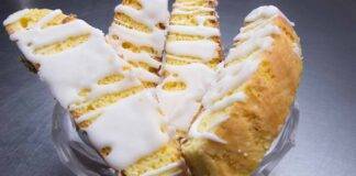 Biscotti al limone con glassa