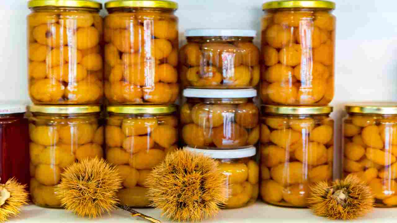 Conservare le castagne