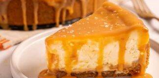 Cheesecake cotta al caramello salato