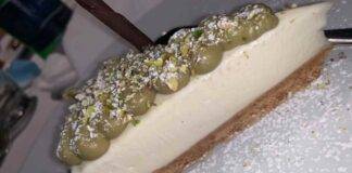 Cheesecake morbida panna cotta e pistacchio