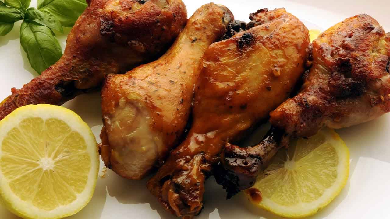 Pollo al forno impanato