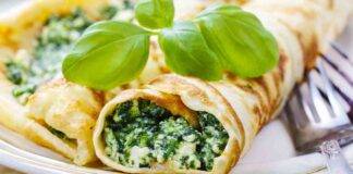 Crepes verdure e ricotta al forno