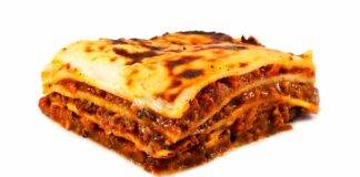 lasagna con manzo e fegatini di pollo