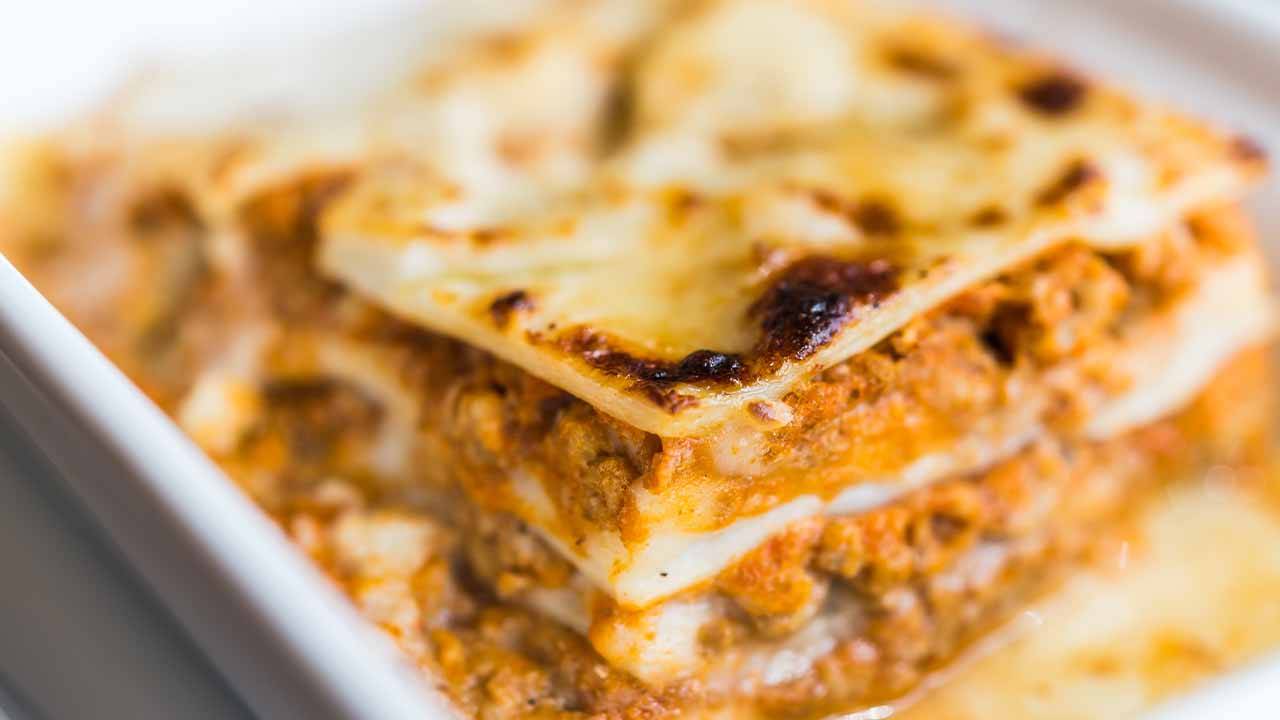 sfoglie di pasta al forno con zucca