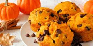 Muffin alla zucca cannella e cioccolato ricettasprint