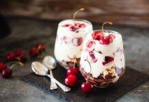 parfait ciliegie biscotti ricetta