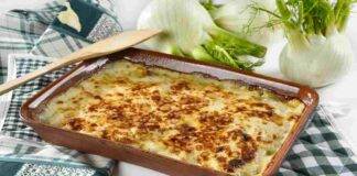 Parmigiana di finocchi gradinati con besciamella