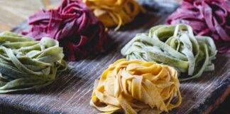 pasta clorata con verdure