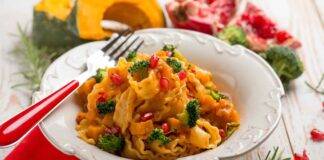 Pasta con zucca broccoli