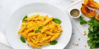 pasta zucca philadelphia ricetta FOTO ricettaspirnt
