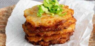 Contorno di patate impanate e cotte nel burro
