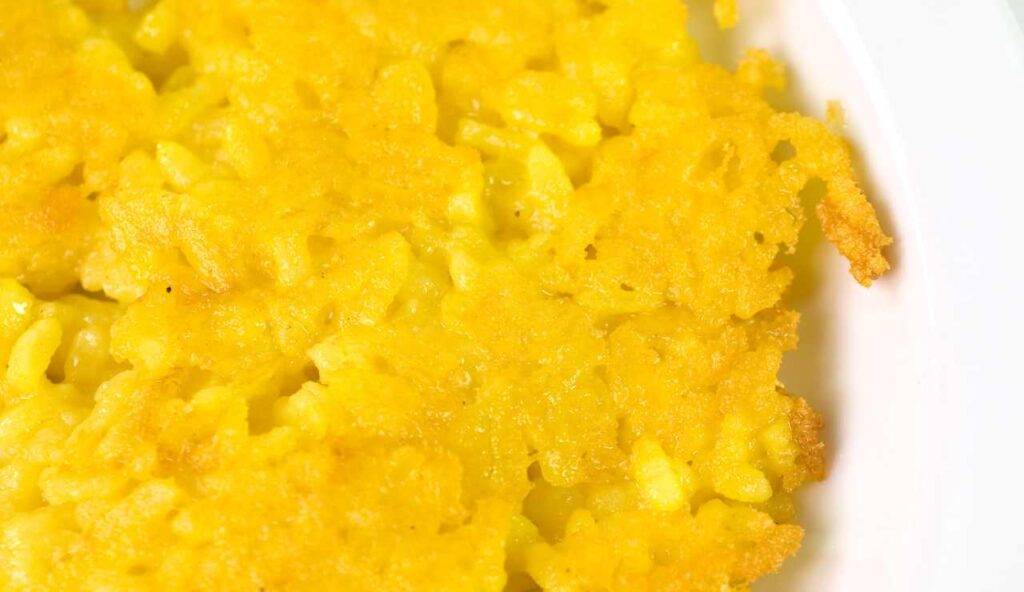 Riso allo zafferano al salto Ricetta facilissima della tradizione