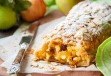 Rotolo di frolla alle mele uvetta e mandorle ricettasprint
