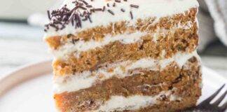 Carrot cake farcita al formaggio