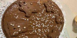 Torta soffice con crema alle nocciole e pasticcera