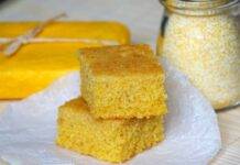 Torta di polenta con limone | Soffice e delicata da provare assolutamente