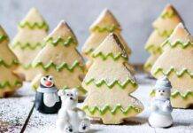 Alberi di Natale dolci alle mandorle | Una ricetta innovativa e gustosa alberi natale mandorle ricetta