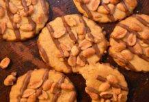 Biscotti di burro di arachidi e cioccolato al latte